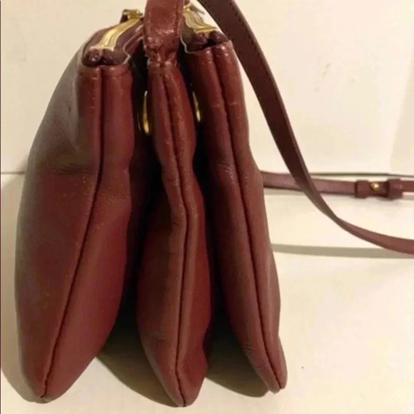 Celine trio calfskin leather crossbody handbag - Picture 11 of 15